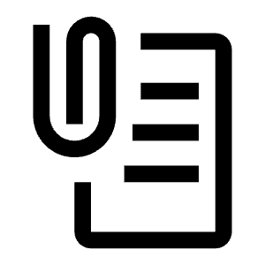 Document Attachment Icon from Carbon Set