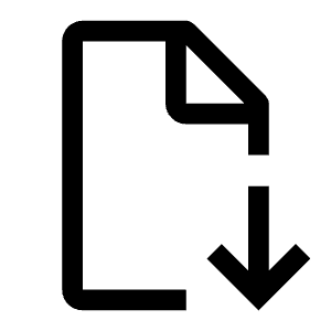 Document Download Icon from Carbon Set