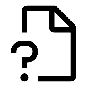 Document Unknown Icon from Carbon Set