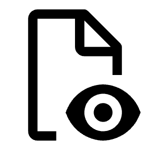 Document View Icon from Carbon Set