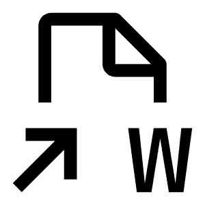 Document Word Processor Reference Icon from Carbon Set