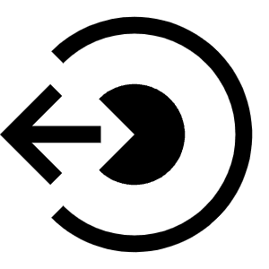 Drill Back Icon from Carbon Set