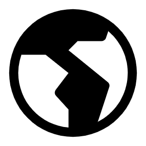 Earth Americas Filled Icon from Carbon Set