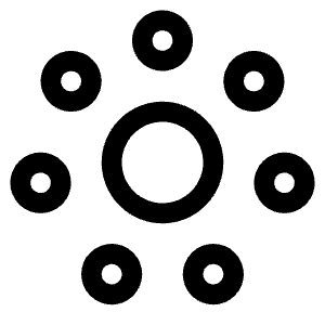 Edge Cluster Icon from Carbon Set