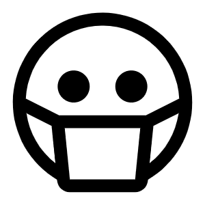 Face Mask Icon from Carbon Set