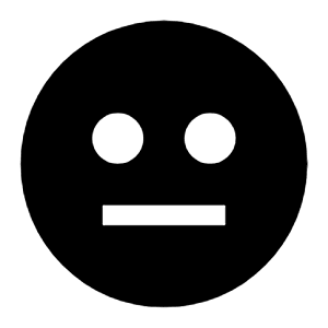 Face Neutral Filled Icon from Carbon Set