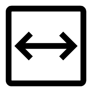 Fit To Width Icon from Carbon Set