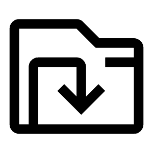 Folder Open Icon from Carbon Set