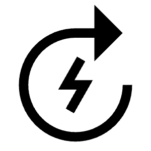 Forecast Lightning Icon from Carbon Set