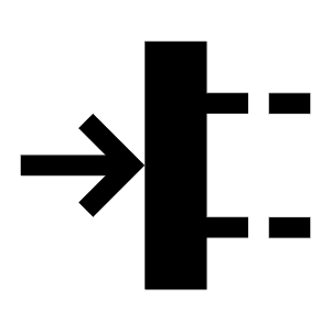 Fork Node Icon from Carbon Set