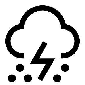 Hail Icon from Carbon Set