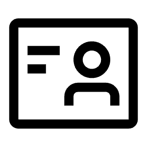 Identification Icon from Carbon Set