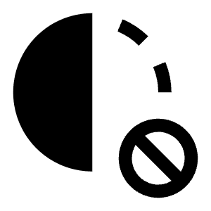 Incomplete Error Icon from Carbon Set