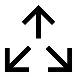 Intent Request Scale Out Icon from Carbon Set