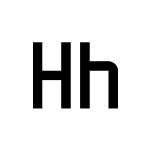 Letter Hh Icon from Carbon Set