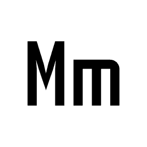 Letter Mm Icon from Carbon Set