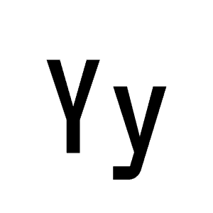 Letter Yy Icon from Carbon Set