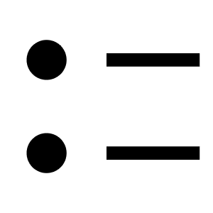 List Bulleted Icon from Carbon Set