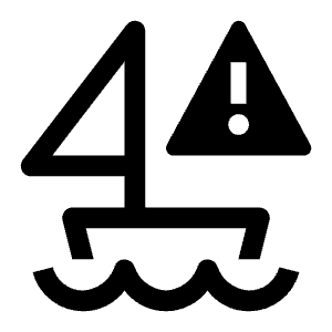 Marine Warning Icon from Carbon Set