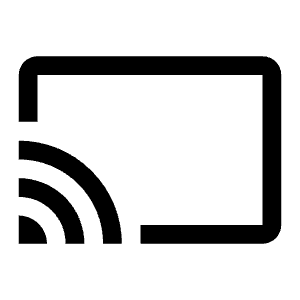 Media Cast Icon from Carbon Set