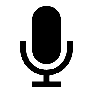 Microphone Filled Icon from Carbon Set