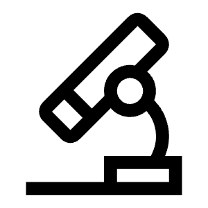 Microscope Icon from Carbon Set