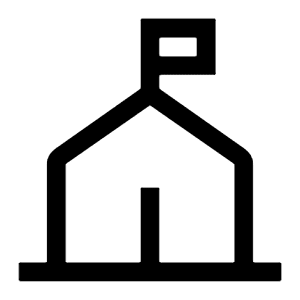 Military Camp Icon from Carbon Set