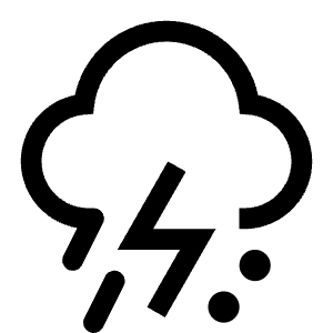 Mixed Rain Hail Icon from Carbon Set