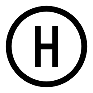 Navaid Helipad Icon from Carbon Set