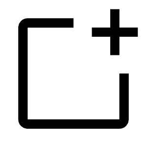 New Tab Icon from Carbon Set