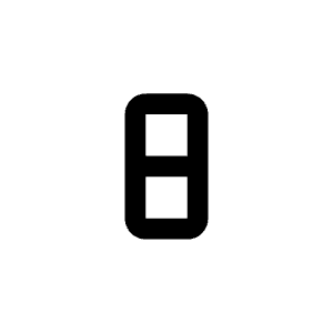 Number 8 Icon from Carbon Set