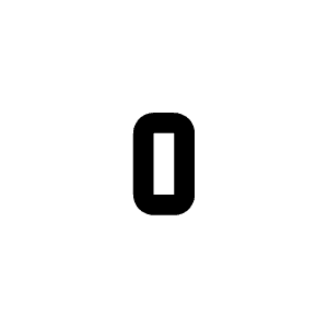 Number Small 0 Icon from Carbon Set