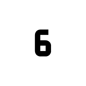 Number Small 6 Icon from Carbon Set