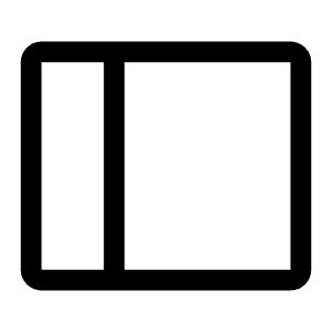 Open Panel Left Icon from Carbon Set