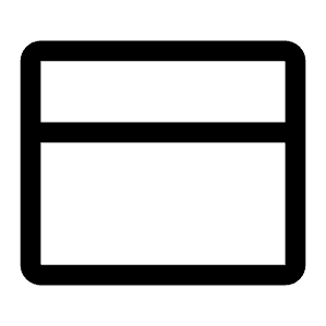 Open Panel Top Icon from Carbon Set