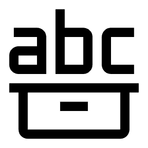 Package Text Analysis Icon from Carbon Set