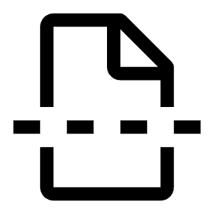 Page Break Icon from Carbon Set