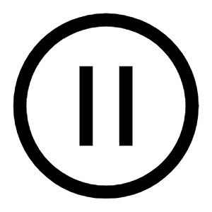 Pause Outline Icon from Carbon Set