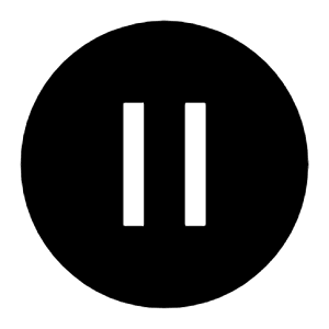 Pause Outline Filled Icon from Carbon Set