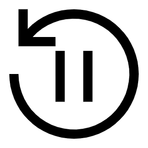 Pause Past Icon from Carbon Set