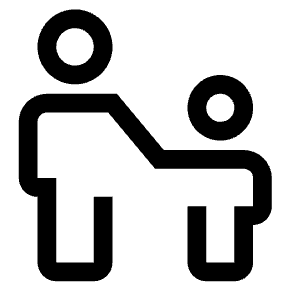 Pedestrian Child Icon from Carbon Set