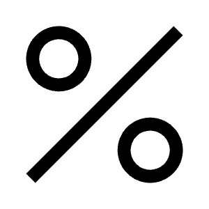 Percentage Icon from Carbon Set