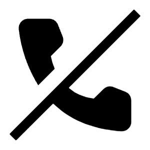 Phone Off Filled Icon from Carbon Set