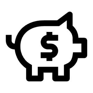 Piggy Bank Icon from Carbon Set