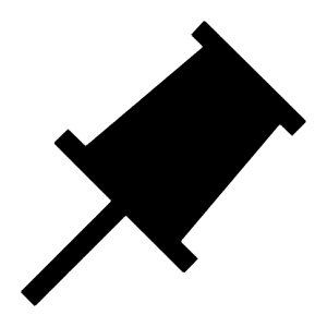 Pin Filled Icon from Carbon Set