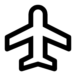 Plane Icon from Carbon Set