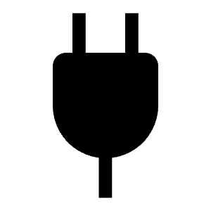 Plug Filled Icon from Carbon Set