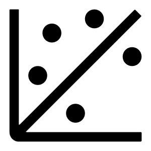 Qq Plot Icon from Carbon Set