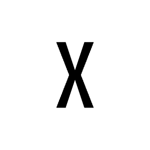 X Icon from Carbon Set