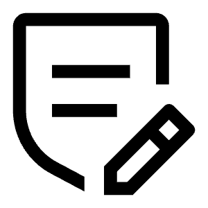 Rule Draft Icon from Carbon Set